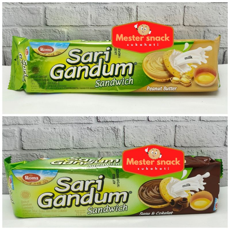 

Roma Sari Gandum 108 gram