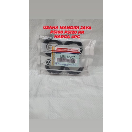 KARET TUTUP ABU BELAKANG PS100 PS120 HARGA 4PC HITAM