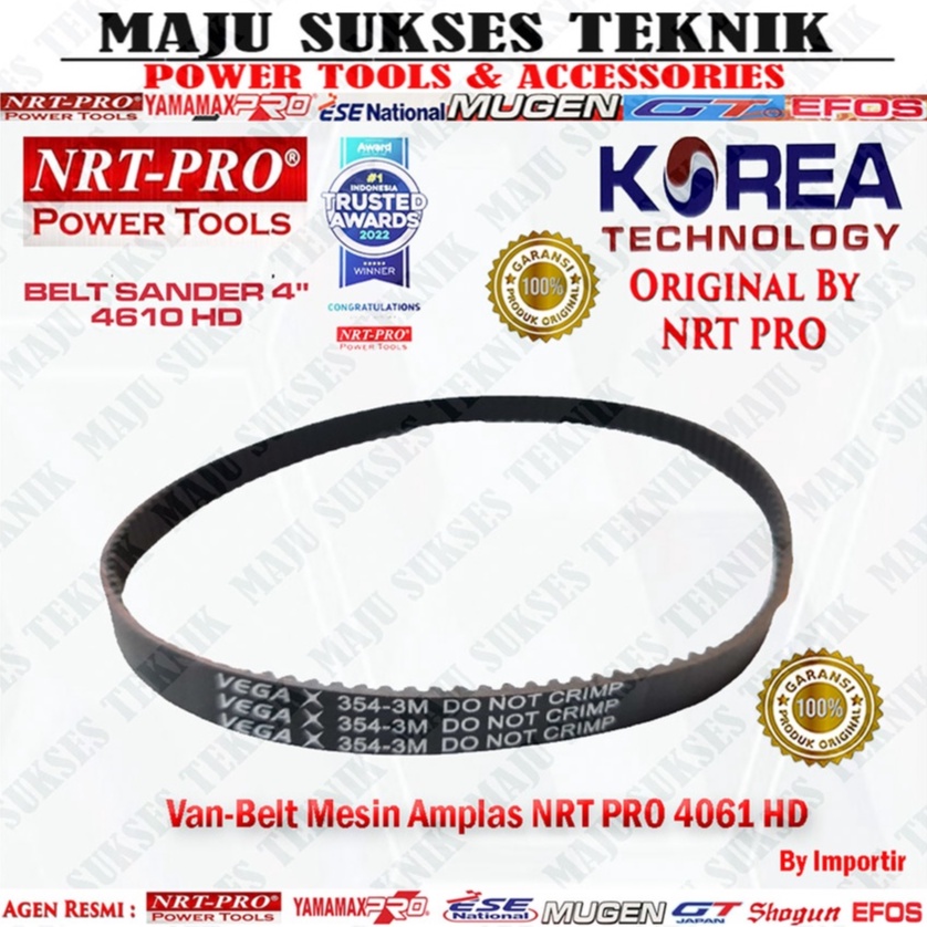 Vanbelt Mesin Amplas Sabuk Belt Sander NRT PRO 4610 HD