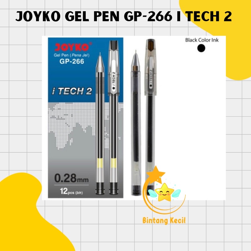 

[PCS] BOLPEN / PULPEN / PENA JOYKO GP-266 I TECH 0.28 HITAM