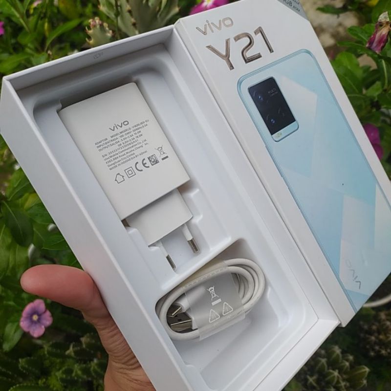Charger Vivo Y21 Y21T Y21A Y21S Y33S Fast Charging Bawaan cabutan box HP cas casan original 100% Asl