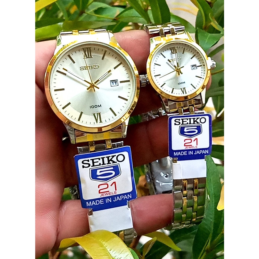 Jam Tangan COUPLE  Tahan AIr / Jam Tangan SEIKO  Combinasi Terbaru 2022