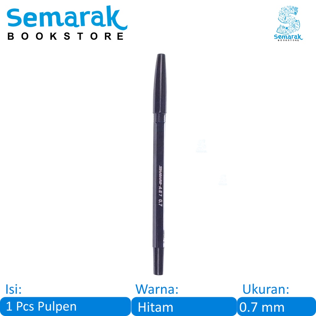 

Standard AE7 Pulpen Oil Gel Alfa Tip 0.7 - Hitam