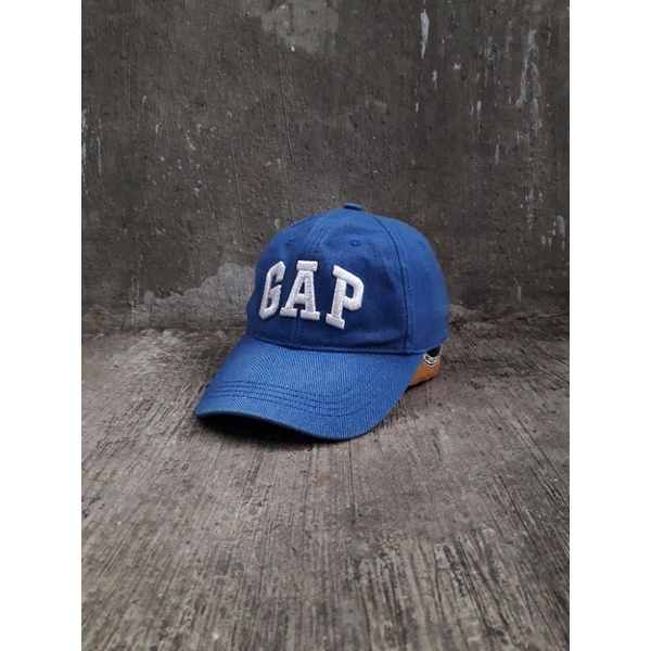 Topi Second Original GAP Biru Minus