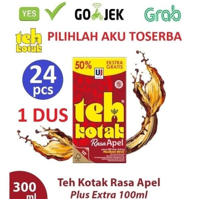 

[COD] TEH KOTAK ULTRA RASA APEL 300 ml ( HARGA 1 DUS ISI 24 PCS ) [COD]