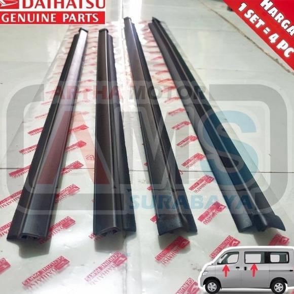 Pm,, Karet Pelipit List Lis Kaca Wheater Strip Mobil Luxio Fullset