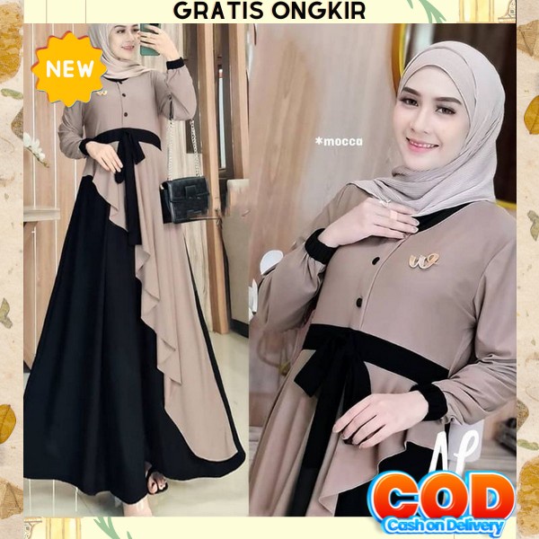 Dress Remaja Terbaru Gami Fashion Murah Syari Syar I Syarii Import Bju Ghamis Impor Baju Gamis Lebar