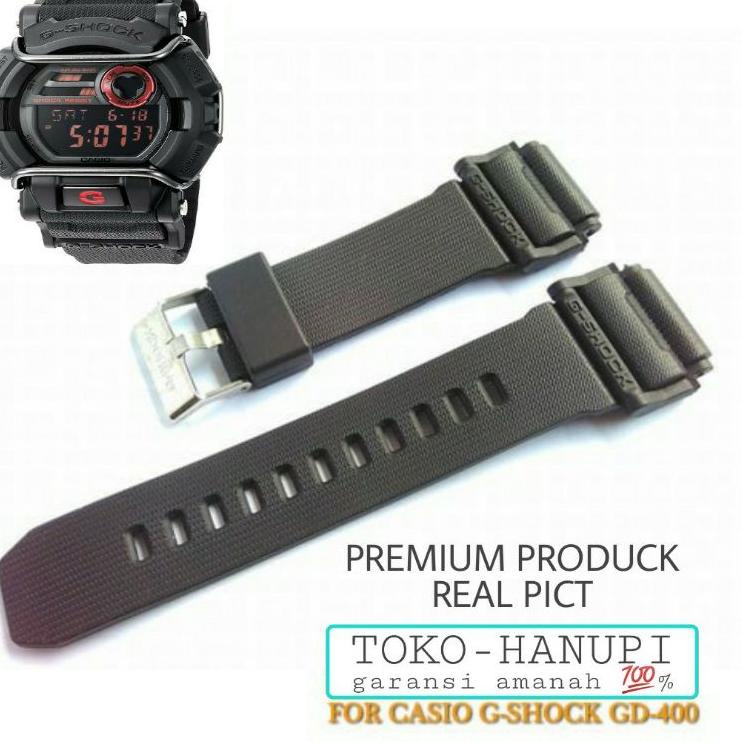 Hadir Terkini Tali Jam Tangan Casio GSHOCK GD-400 GD400 GD 400 Grade A