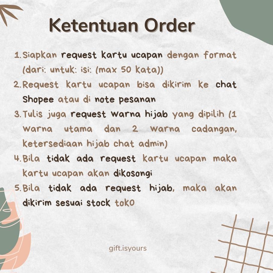

[✅Dijamin Aman❤][READY] Hampers / Gift Box / Kotak Hadiah / Kado Muslimah Cewek Hijab Al-Quran A6 Murah Hadiah Lebaran, Ulang Tahun, Graduation, Wisuda, Wedding, Sempro, Semhas, Enggagement Ready Stock [Cek Deskripsi]