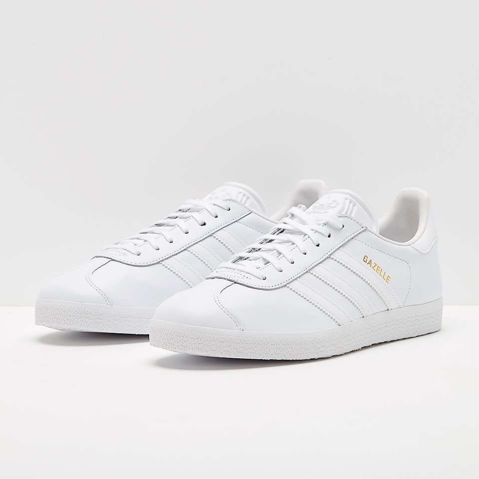SEPATU ADIDAS GAZELLE FULL WHITE ORIGINAL SNEAKERS