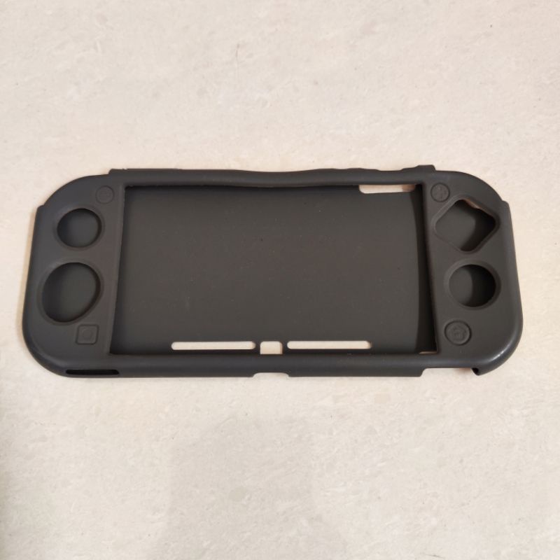 Case Silicon Nintendo Switch Lite Casing Silikon Grey Gray Abu-Abu Soft Softcase