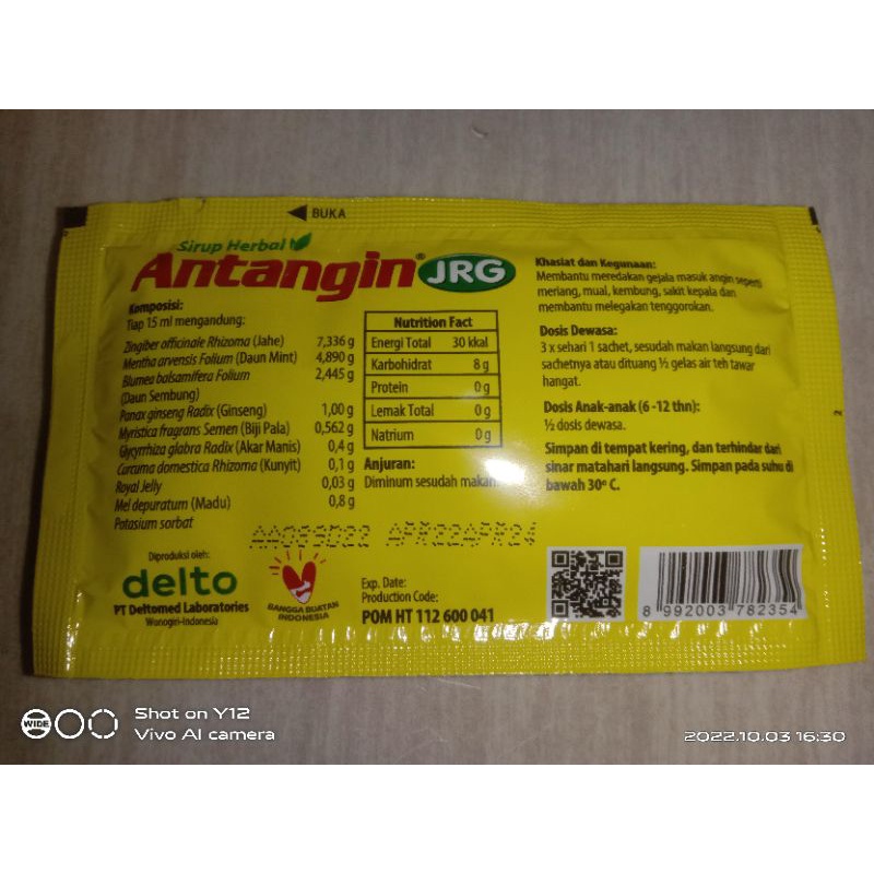 Antangin Sachet / Antangin Ecer / Antangin JRG 1 pcs