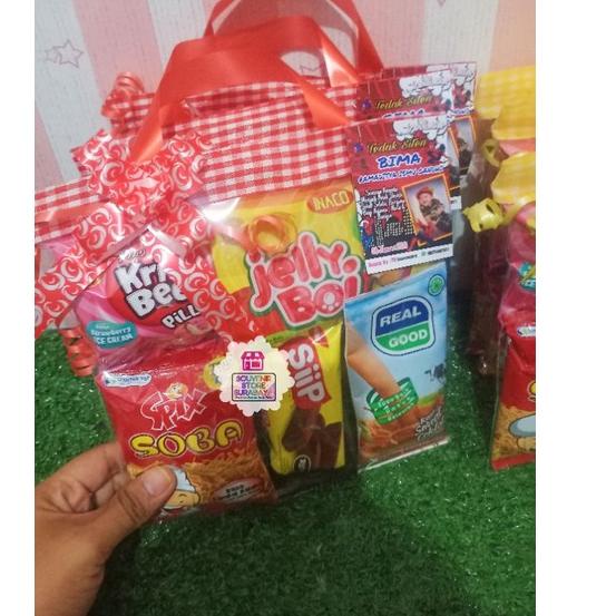 

10.10 STOK READY Mini snack ulang tahun/ Paket ultah snack / Snack ultah murah