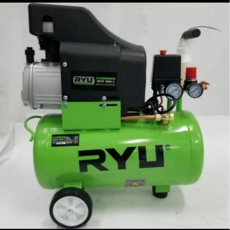 mesin kompresor listrik RYU 1hp RCP 100-1 / kompresor angin RYU 1hp 25liter