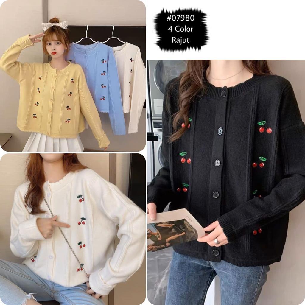 cardigan rajut/cardigan korea/outer rajut/cardigan crop/cardigan perempuan import/korean cardigan