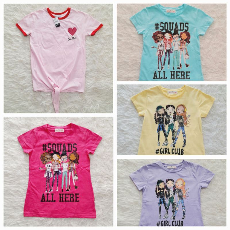 kaos anak nevada aero /kaos anak 5-10th/kaos anak perempuan lengan pendek/atasan anak perempuan/kaos