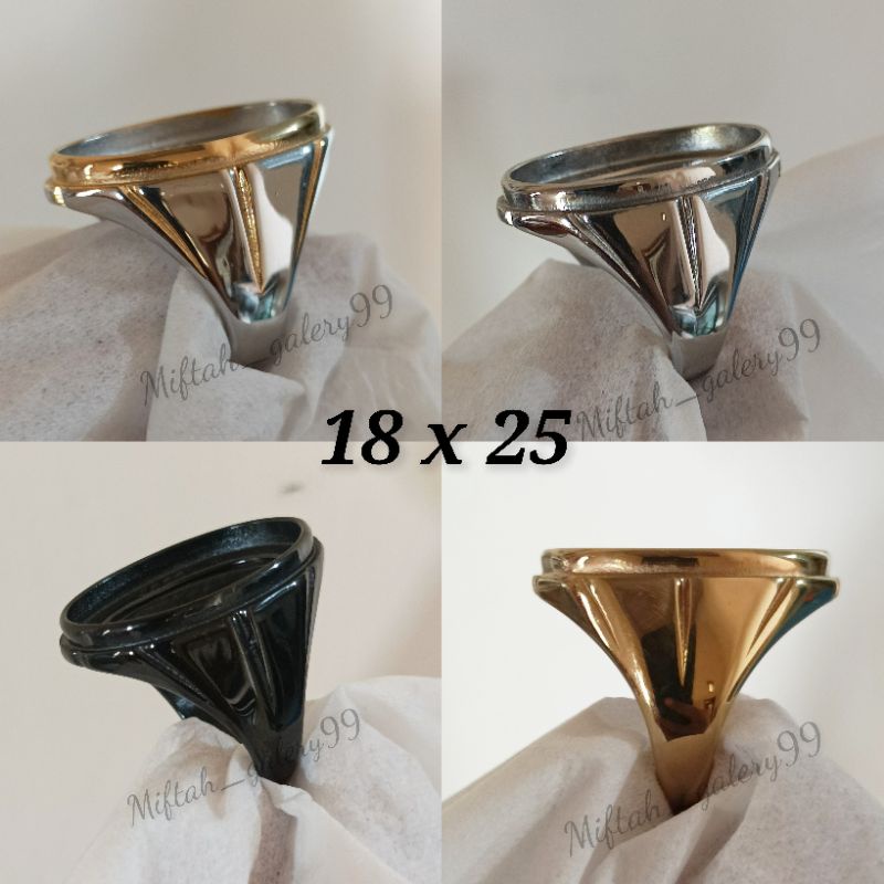 Emban cincin titanium super 18x25
