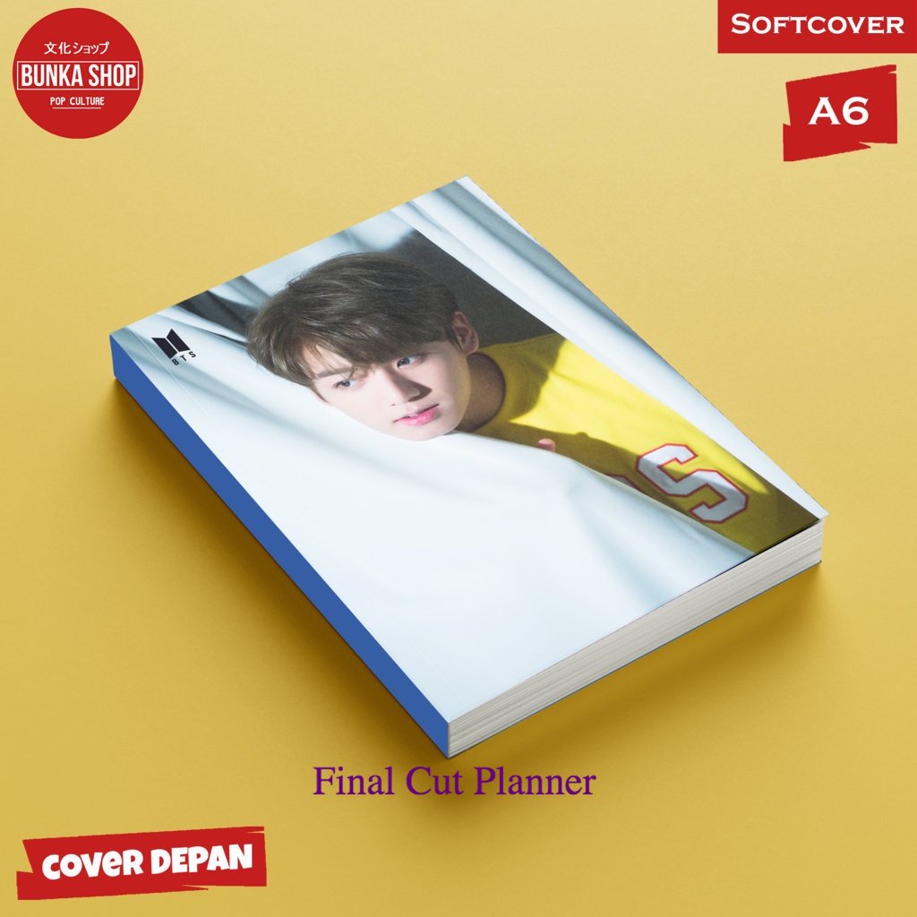 

Buku tulis polos/bergaris KPOP BTS Love Jungkook Softcover A 6 Buku Tulis Catatan Notes Agenda Planner Jurnal