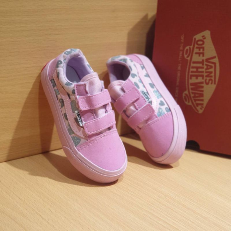 SEPATU VANS ANAK PEREMPUAN SEPATU ANAK CEWEK SEPATU ANAK WANITA PINK LOVE