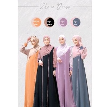 Elana - Set Gamis Scarf by AR Anisa Rahma
