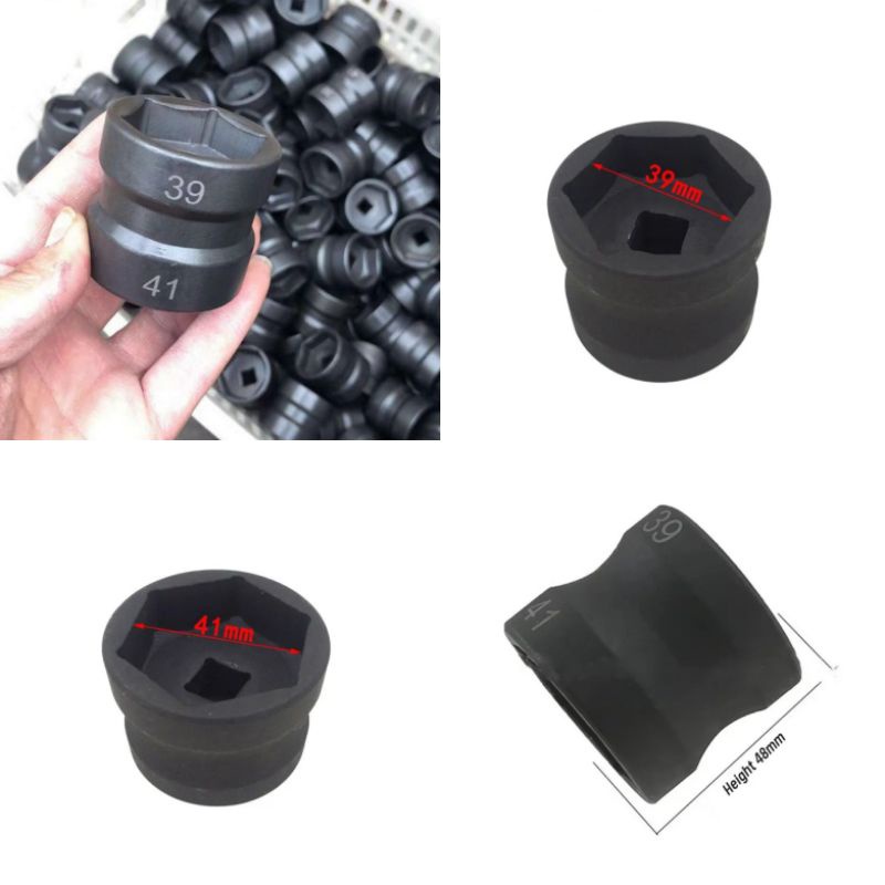 Mata Kunci Shock CVT 39x41 Double Socket 43x46 Sok 34 mm Mur Kopling Kampas Ganda Yamaha Honda Suzuki