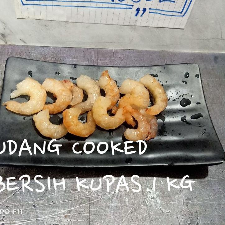 

10.10 ✨SALE✨ Udang Cooked Bersih Kupas 1 KG !