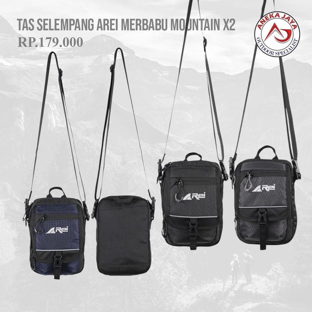 TAS SELEMPANG AREI MERBABU MOUNTAIN X2 TRAVEL POUCH