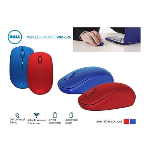 Dell wm126 mouse wireless gaming original/wireles mouse  dell wm126