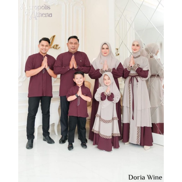 OPEN PO Acropolis of Athena FAMILY SERIES IDUL FITRI 2023 ADEN HIJAB SARIMBIT KELUARGA