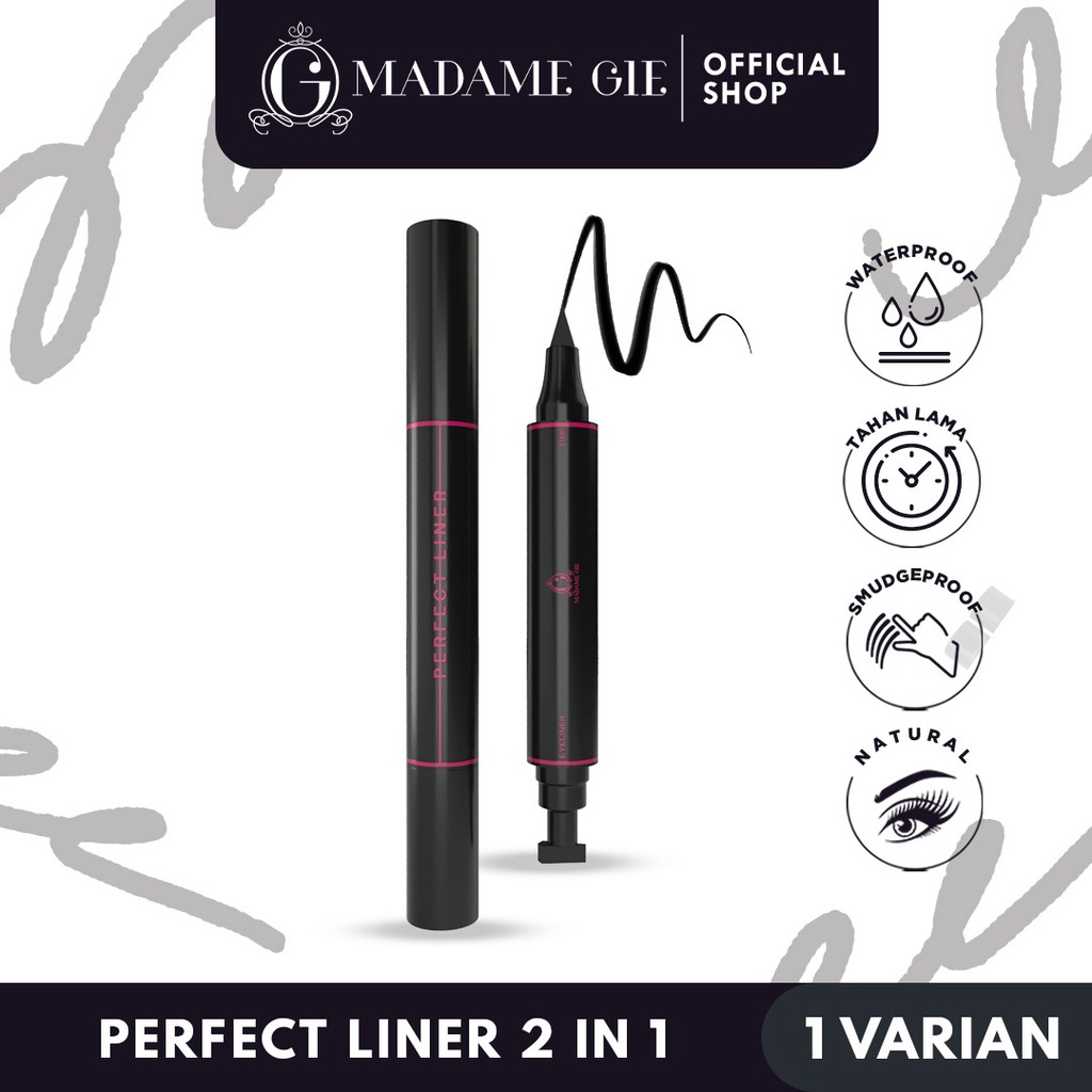 ❤️ MEMEY ❤️ MADAME GIE Perfect Eyeliner 2in1 Stamp Eyeliner Pen