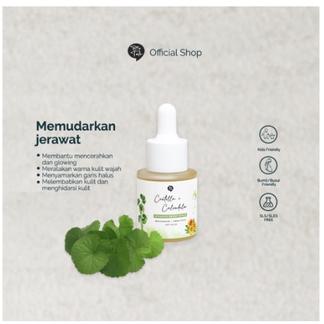Bio Talk BPOM Centella + Calendula Intensive Bright Serum