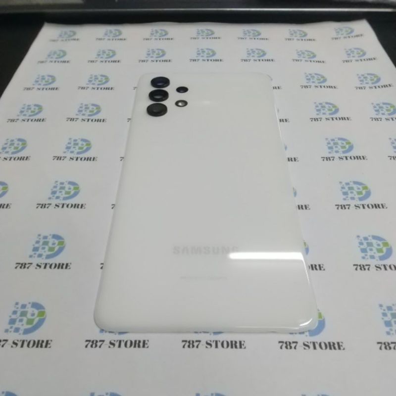 BACKGLASS SAMSUNG A32 A325F WHITE ORIGINAL BEKAS