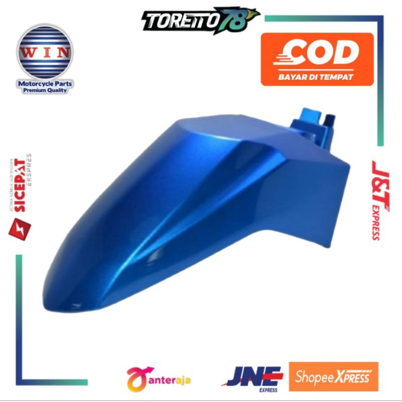 Slebor Depan Front Fender Spakboard Merk WIN Depan Honda Beat Fi 2012 Up