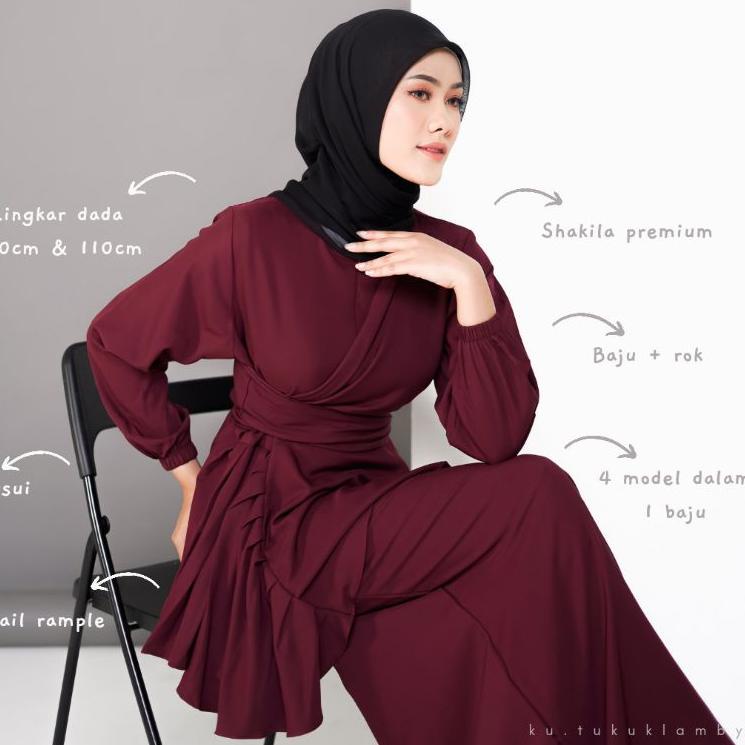 Termurah READY DEERA one set x helwa bashel ( busui friendly ) • ku.tukuklamby