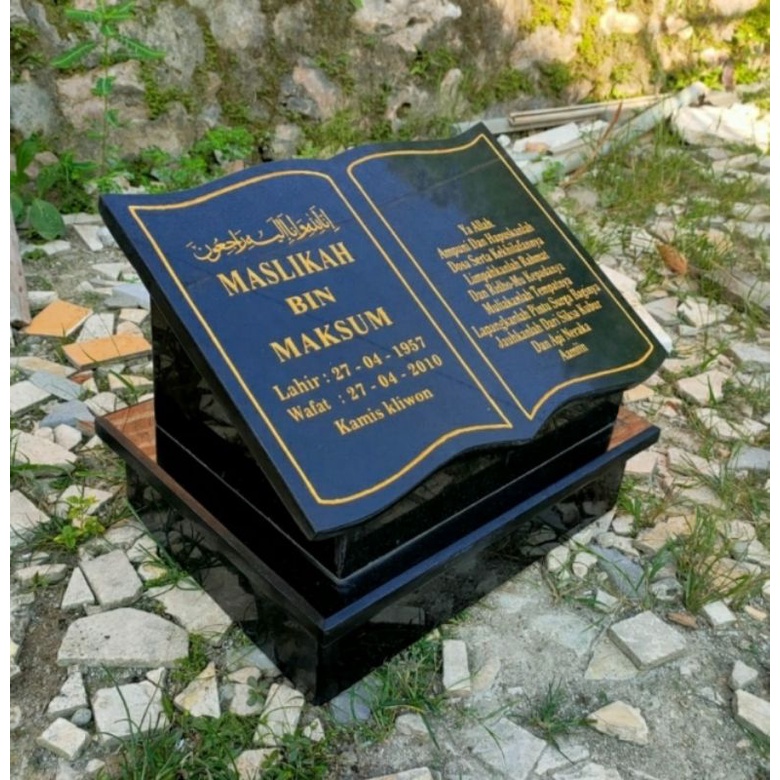 Nisan Granit Model Buku