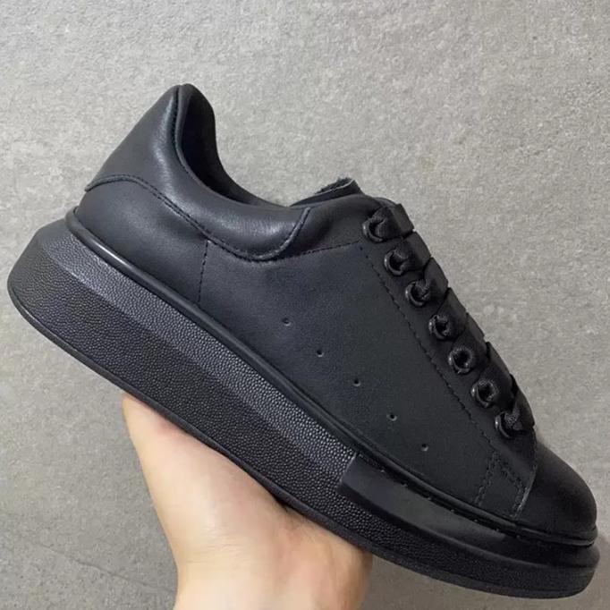 Sepatu Alexander Mcqueen Wanita Merek Desain Putih Chunky Sepatu Sne