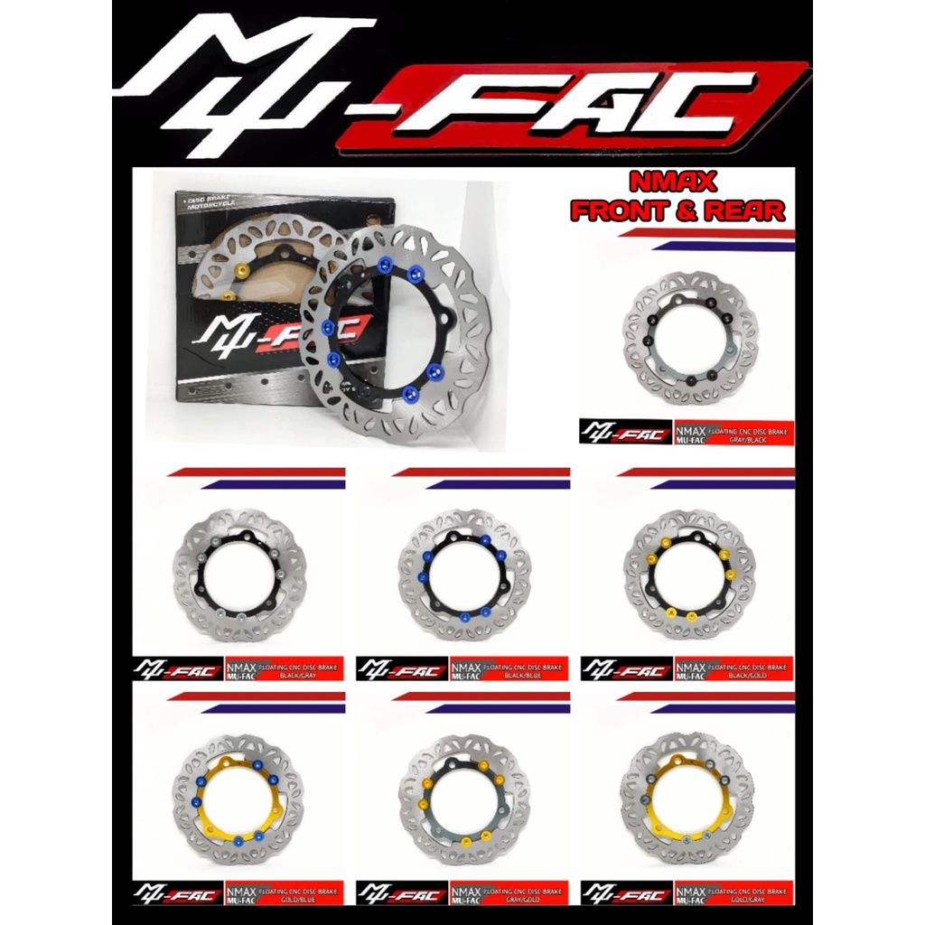 PIRINGAN NMAX OLD &amp; NMAX new CAKRAM SET DEPAN BELAKANG YAMAHA NMAX