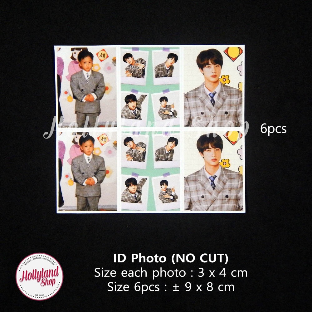 ID Photo Pass foto BTS Member Baby Anak (5 lembar)