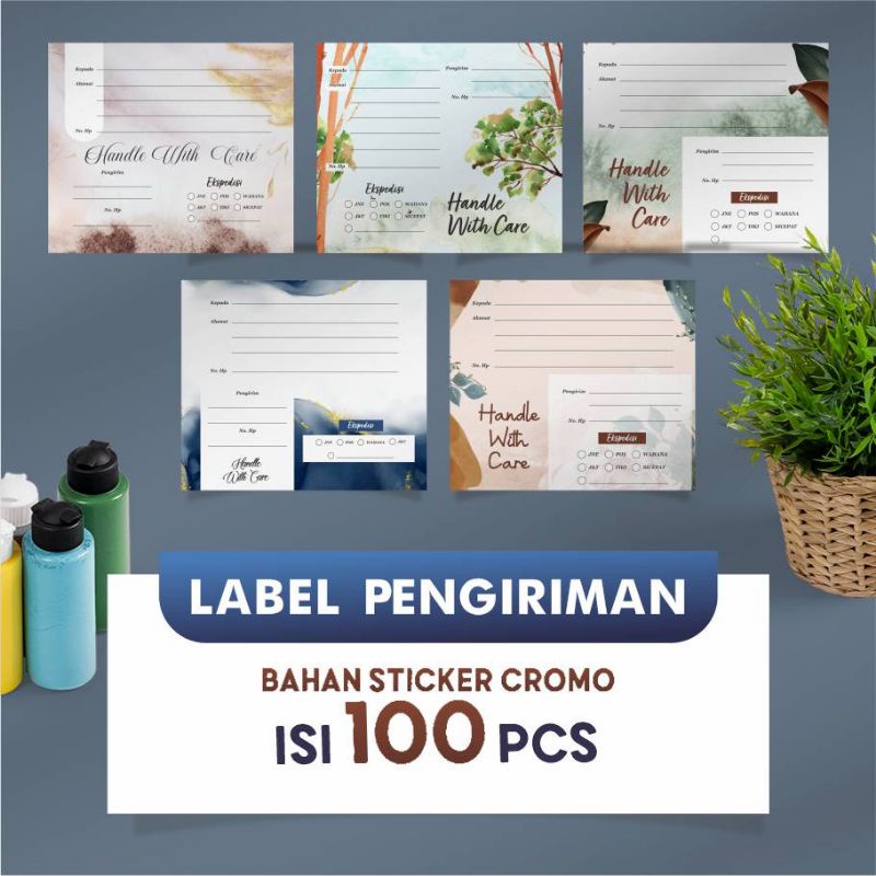 

LABEL PENGIRIMAN ONLINE SHOP | ISI 100 PCS | UKURAN BESAR 12X10CM