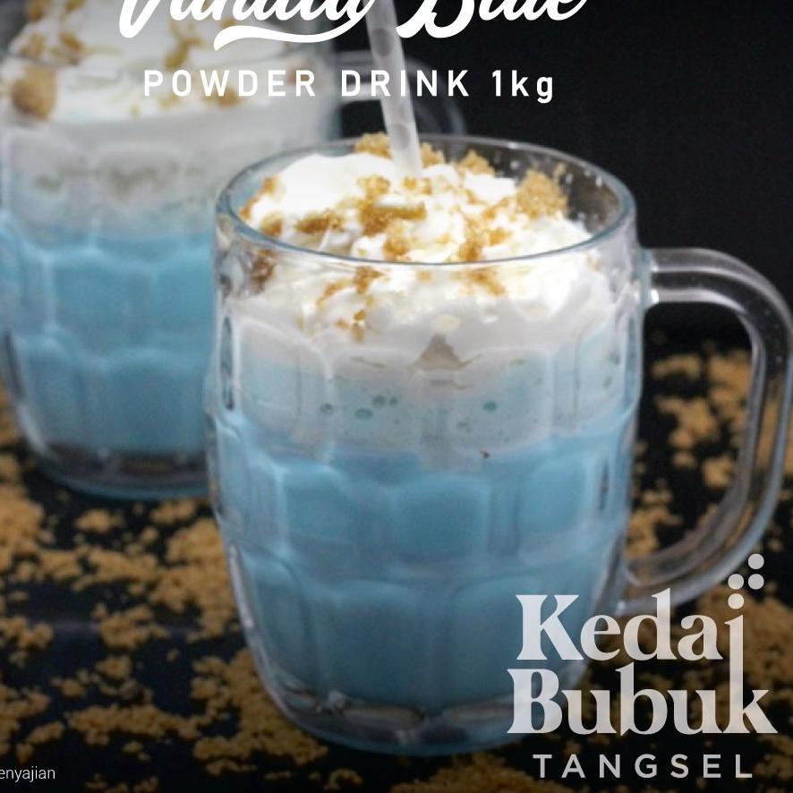 

11.11✔️Bubuk Minuman Vanilla Blue Bubble Drink Powder 1kg Javaland|KD9