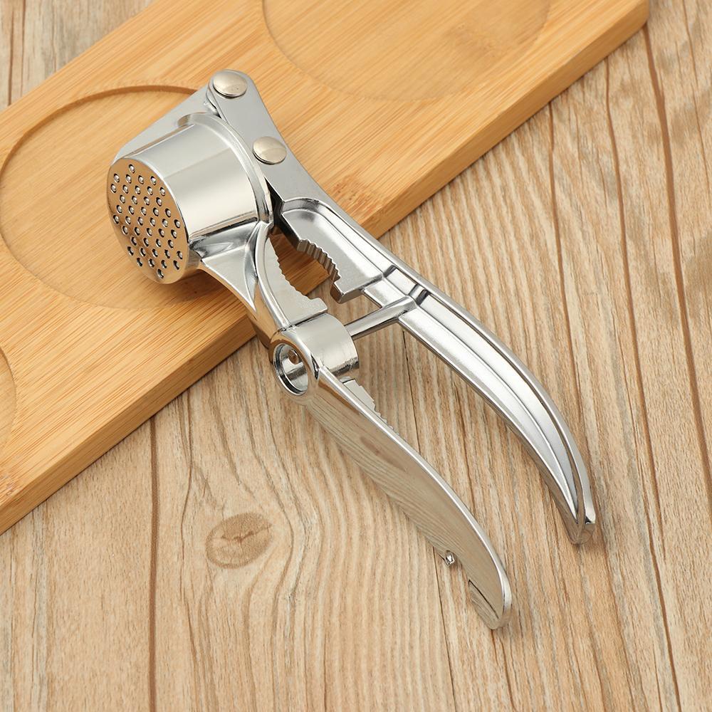Populer Garlic Press Kitchen Gadget Alat Buah &amp; Sayur Penggiling Mincer Manual Squeeze Corkscrew
