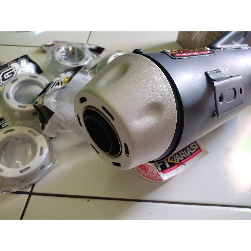 end muffler knalpot copy cms dr sound zrc knalpot ori vario 125 150 mio scoopy pcx nmax