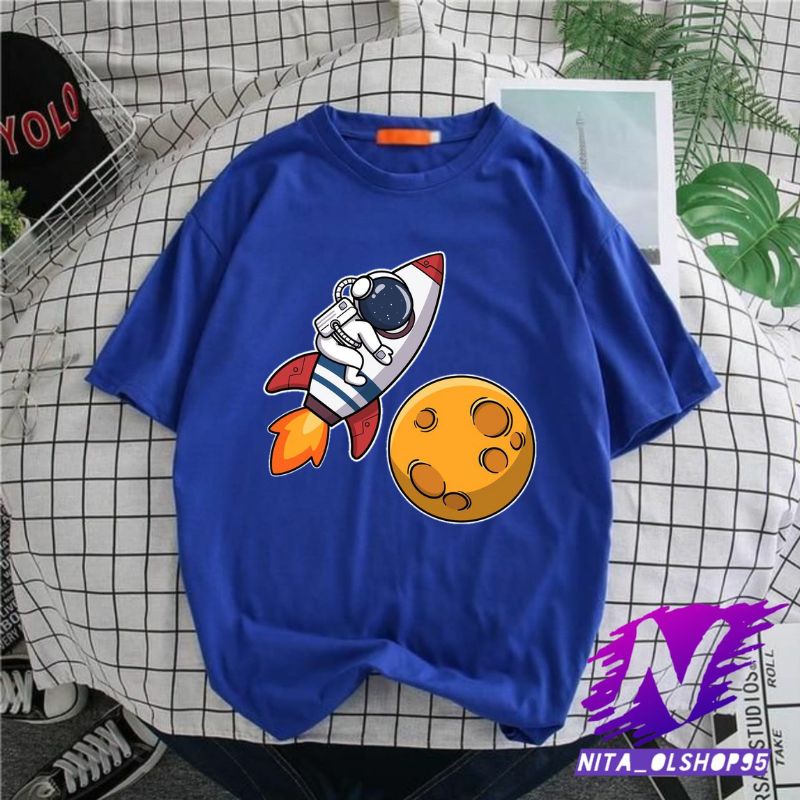 astronot animasi kaos anak baju anak kartun pilot astronot anak