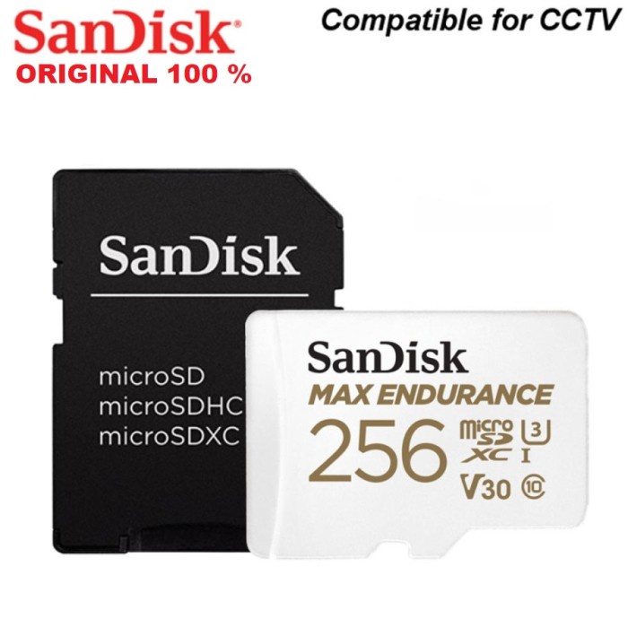 SanDisk Endurance  Micro sd Max Endurance 256GB 100MB/s MicroSDXC