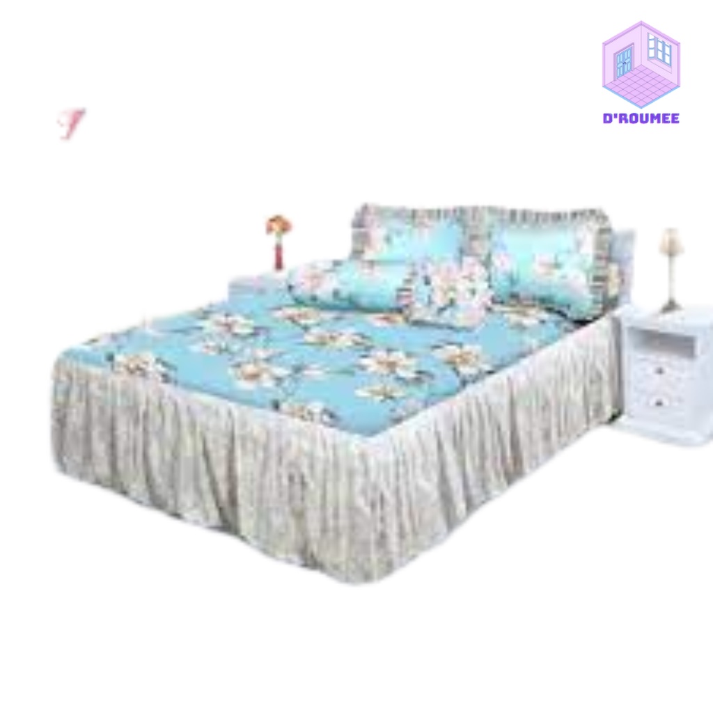 Sprei Rumbai All New My Love Furano Ukuran 160x200 Queen & 180x200 King Tinggi 30 Sprey Flower Sepre