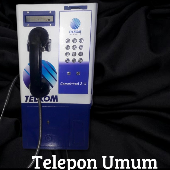 Telepon Umum Koin Jadul Modif Telepon Rumah 25x18x50