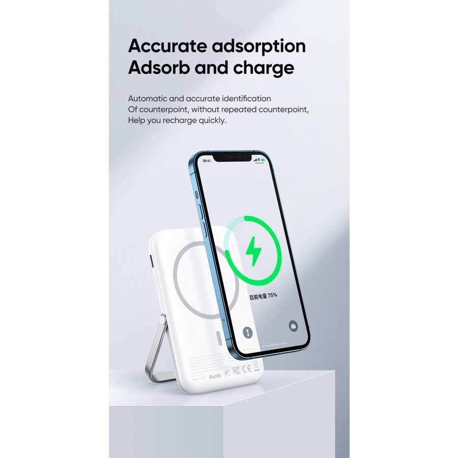 MCDODO MC-7051 GOPOWER Magnetic charger Power Bank Wireless 5000mah