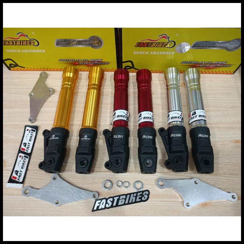 Fast Bikes Bottom Tabung Shock Depan Variasi Untuk Motor Satria Fu + Breket Cakram