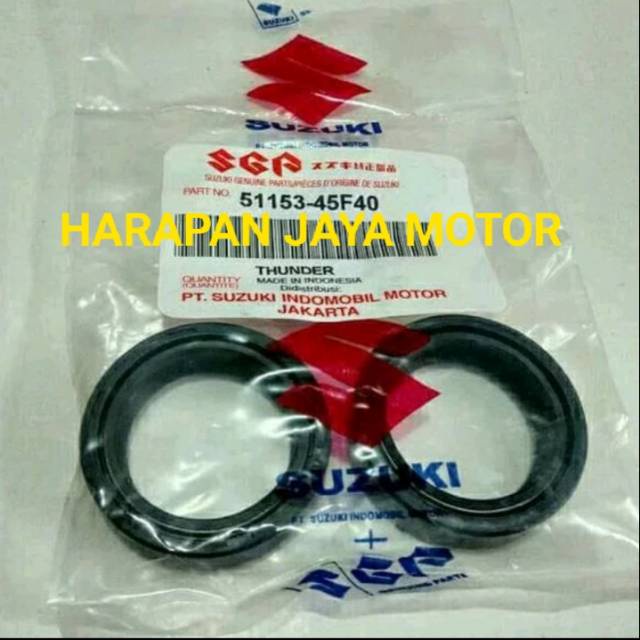 SEAL SHOCK DEPAN THUNDER 125, SIL SHOCK THUNDER 125 1SET 2PCS