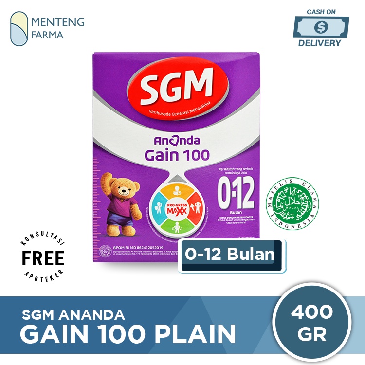 SGM Ananda Gain 100 0-12 Bulan 400 Gram